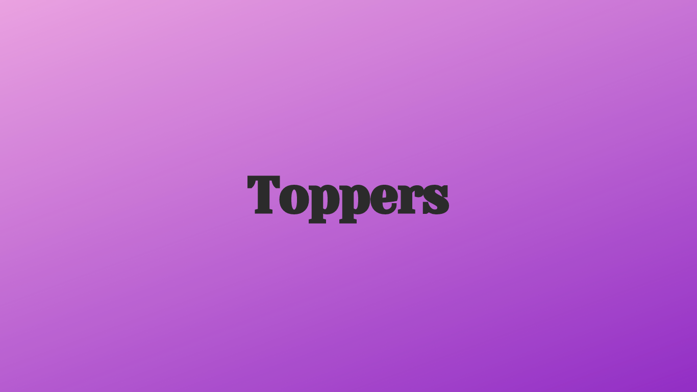 Toppers